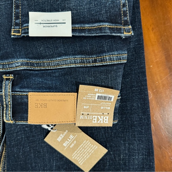 BKE Denim BILLIE BOOTCUT 27R - Picture 3 of 3